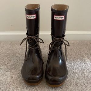Mid Calf Hunter Rain Boots